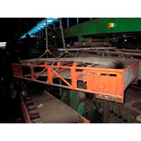 Rubber belt conveyor VEB/DDR, 2000 mm x 500 mm